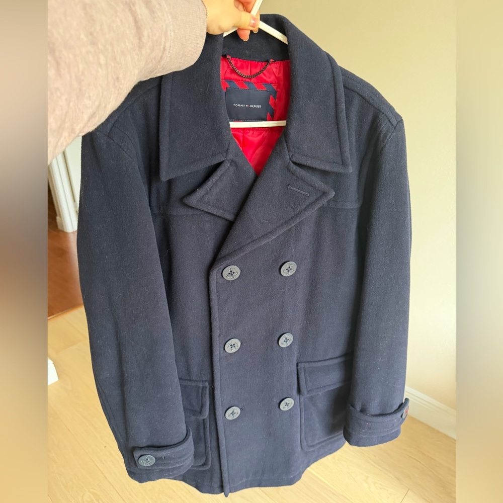Tommy Hilfiger Navy Peacoat for Men